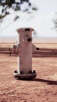 old rusted fire hydrant in desert video