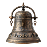 Bell on isolated transparent background png