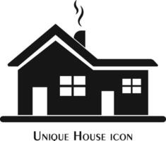 hogar icono, increíble casa, casa, casa icono, único casa icono vector