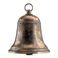 Bell on isolated transparent background png