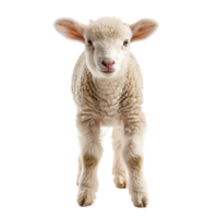 Lamb front view isolated on isolated transparent background png