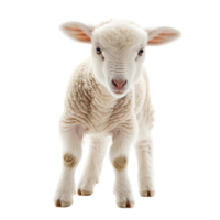 Lamb front view isolated on isolated transparent background png