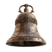 Bell on isolated transparent background png