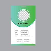 Multipurpose Company ID Card Template,Company Id Card. vector