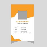 Student ID Card Design vector