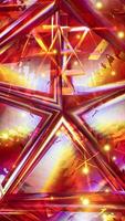 A colorful abstract background with a star design video