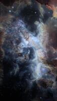 un fascinante y vibrante nebulosa en el vasto extensión de el cosmos video