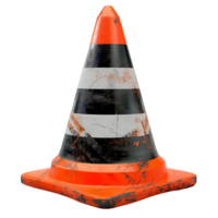 tráfego cone em isolado transparente fundo png