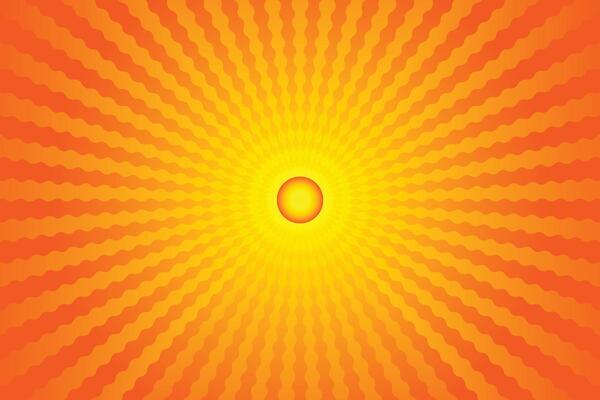 Sunburst Pattern Background for Summer Banner