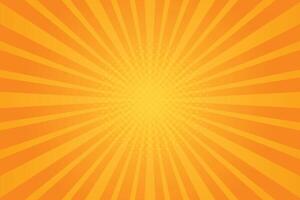 Sunburst Pattern Background for Summer Banner vector