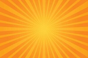 Sunburst Pattern Background for Summer Banner vector