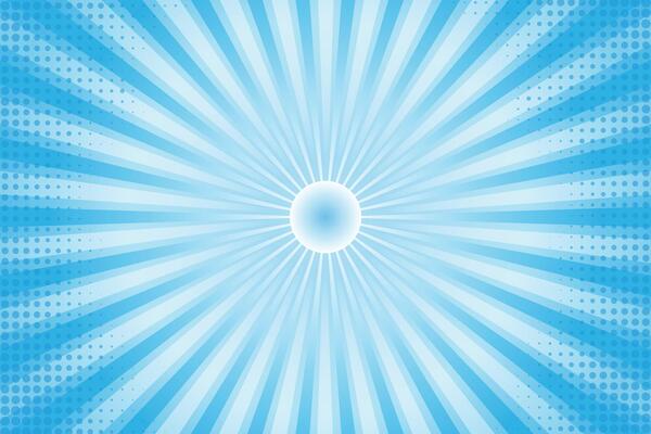 Sunburst Pattern Background for Summer Banner