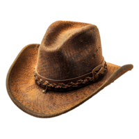 cowboy hatt på isolerat transparent bakgrund png