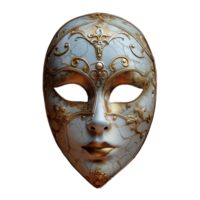 gyllene opera mask på isolerat transparent bakgrund png