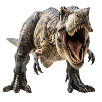 wütend Tyrannosaurus rex auf isoliert transparent Hintergrund png