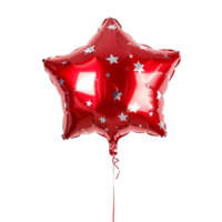 Star balloon on isolated transparent background png
