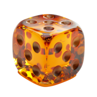 Dice on isolated transparent background png