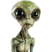 un extraterrestre sur isolé transparent Contexte png