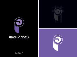 Modern P Letter Logo vector