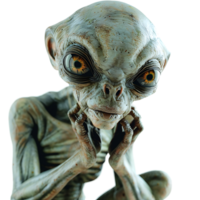 An alien on isolated transparent background png