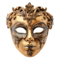 golden Oper Maske auf isoliert transparent Hintergrund png