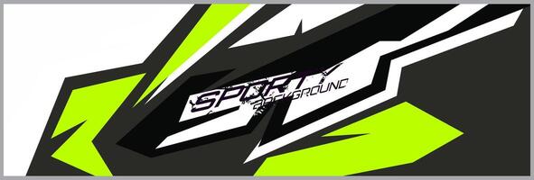 Abstract car wrap design modern racing background design for vehicle wrap, racing car, rally, etc Free . vector