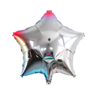 Star balloon on isolated transparent background png