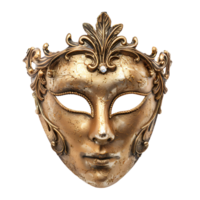 d'or opéra masque sur isolé transparent Contexte png