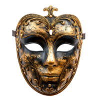 gouden opera masker Aan geïsoleerd transparant achtergrond png