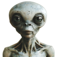 An alien on isolated transparent background png