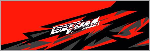 Abstract car wrap design modern racing background design for vehicle wrap, racing car, rally, etc Free . vector