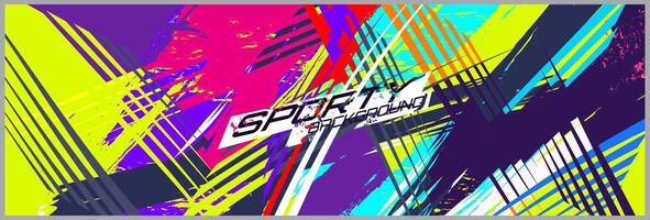 Abstract car wrap design modern racing background design for vehicle wrap, racing car, rally, etc Free . vector