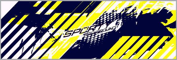 Abstract car wrap design modern racing background design for vehicle wrap, racing car, rally, etc Free . vector