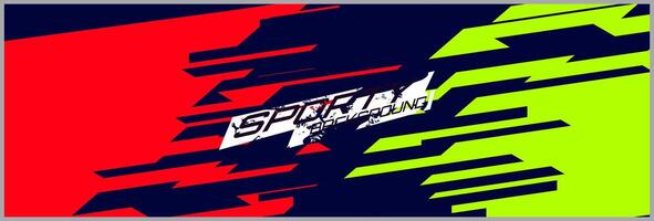 Abstract car wrap design modern racing background design for vehicle wrap, racing car, rally, etc Free . vector