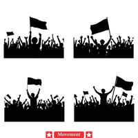 Catalysts for Change Inspirational Political Movement Illustrations Driving Social Reform vector