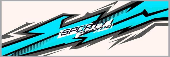 Abstract car wrap design modern racing background design for vehicle wrap, racing car, rally, etc Free . vector