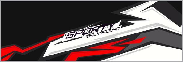 Abstract car wrap design modern racing background design for vehicle wrap, racing car, rally, etc Free . vector