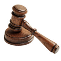 court Hammer on transparent background png