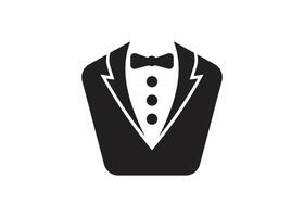 Tuxedo icon design template isolated illustration vector