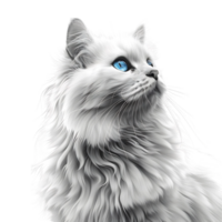 Cat on isolated background png