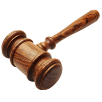 court Hammer on transparent background png