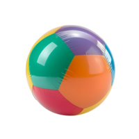 inflatable beach ball on isolated background png