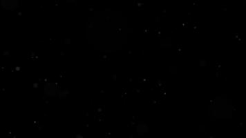 deeltjes beweging in zwart achtergrond video