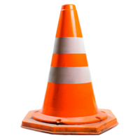 Traffic cones on isolated background png