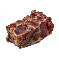 Meat in its raw state on isolated transparent background png
