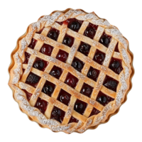 Linzer torta em isolado transparente fundo png