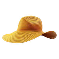 Straw hat on transparent Background png