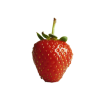 fraise sur fond transparent png