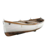 3d barca su isolato trasparente sfondo png