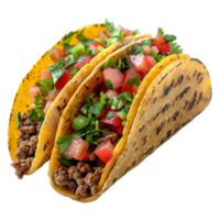 Taco on isolated transparent background png